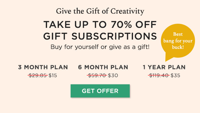 Take 50% Off Gift Subscriptions
