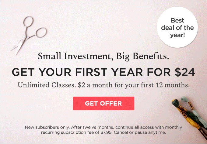 Get Your First Year for $24
