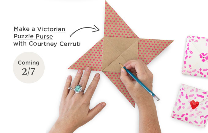 February 7- Make a Victorian Puzzle Purse