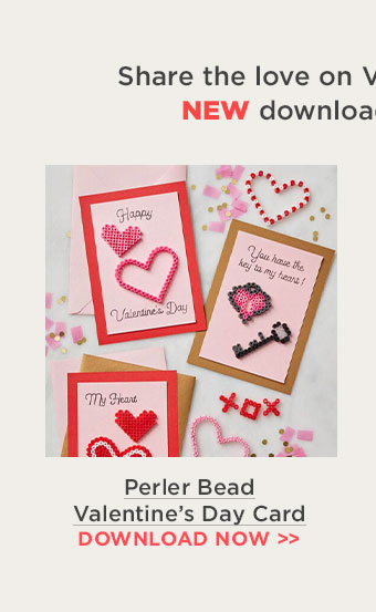 Perler Bead Valentine's Day Templates