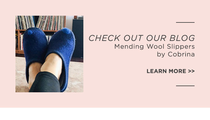 Mending Wool Slippers