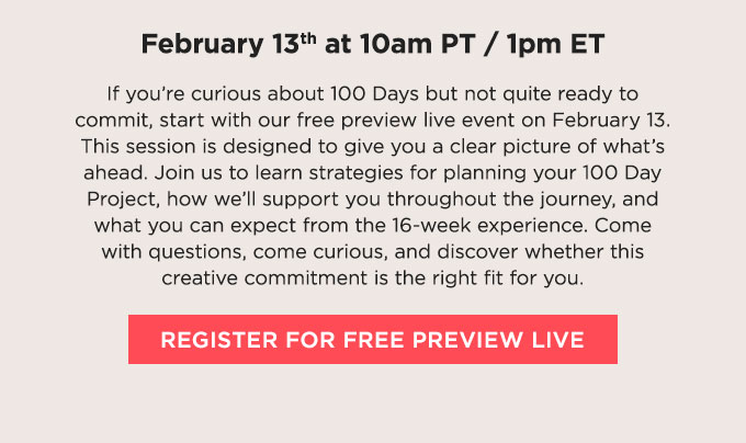 Join the Free Preview Live