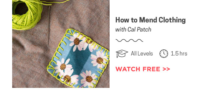 Cal Patch - How to Mend Clothing
