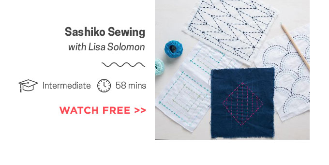 Lisa Solomon - Sashiko Sewing
