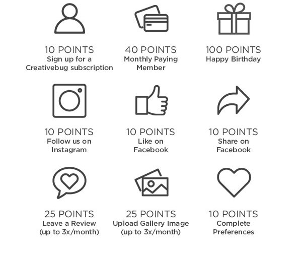 2. Start earning points