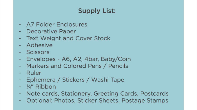 Supply List