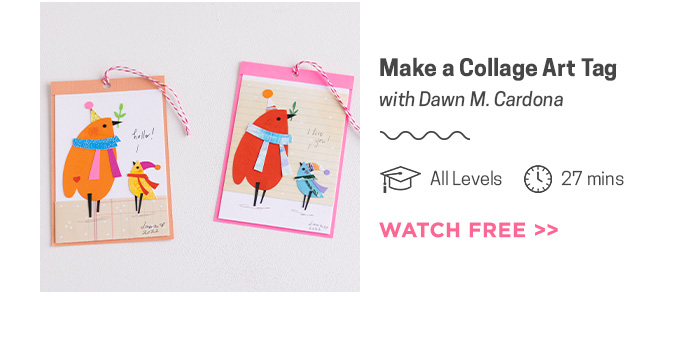 Dawn M. Cardona - Make a Collage Art Tag