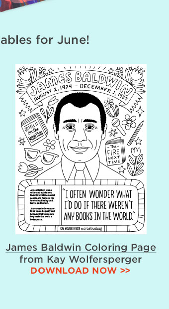 James Baldwin Coloring Page