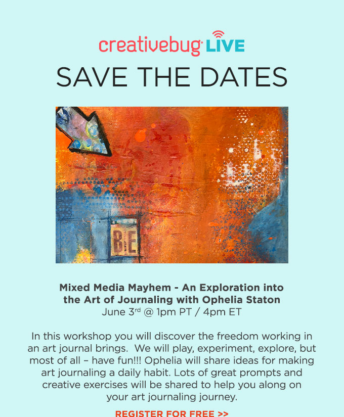 Mixed Media Mayhem - An Exploration into the Art of Journaling with Ophelia Staton