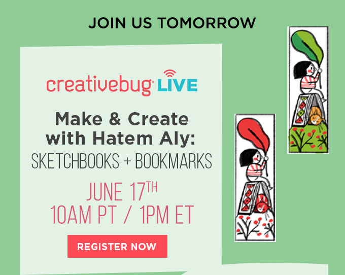 Make & Create with Hatem Aly: Sketchbooks + Bookmarks