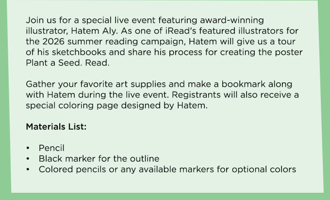 Make & Create with Hatem Aly: Sketchbooks + Bookmarks