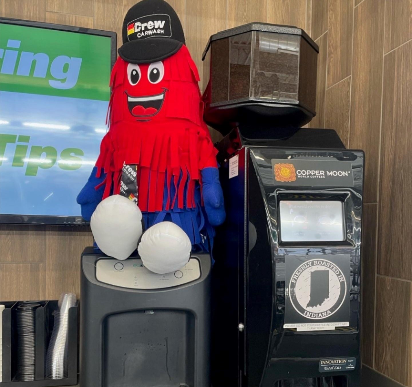 Free coffee for customers