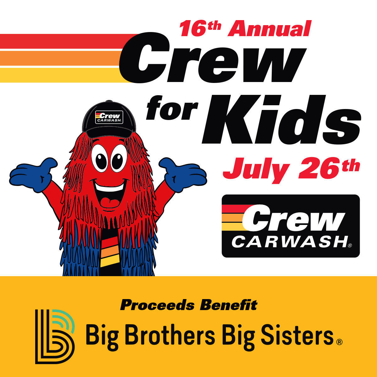 Crew for Kids July 26th