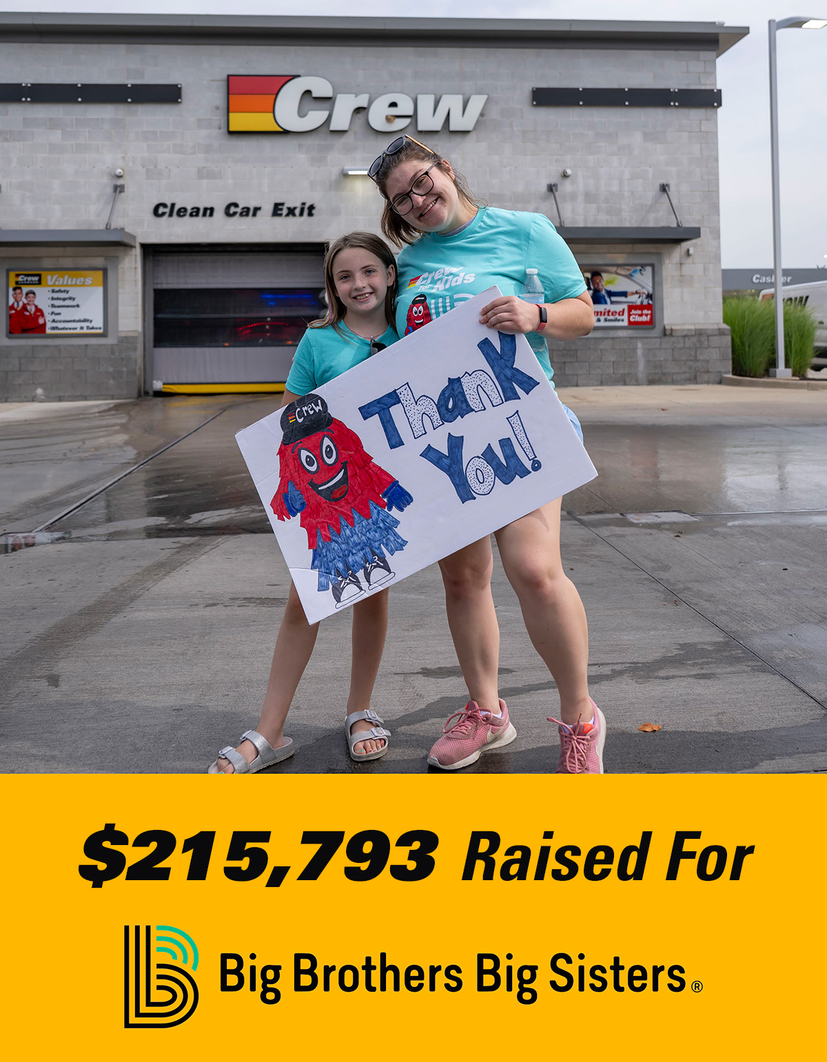 $215,793 Raised for Big Brothers Big Sisters