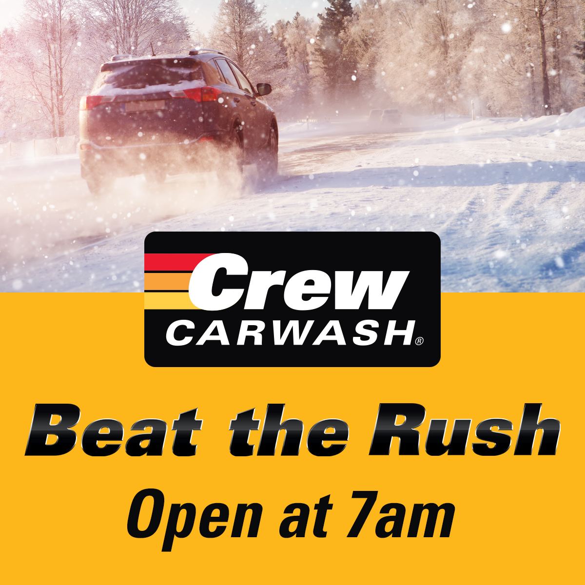 Beat the Rush - Open at 7am
