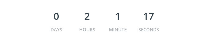 Count down to 2025-06-18T17:00:00.000Z
