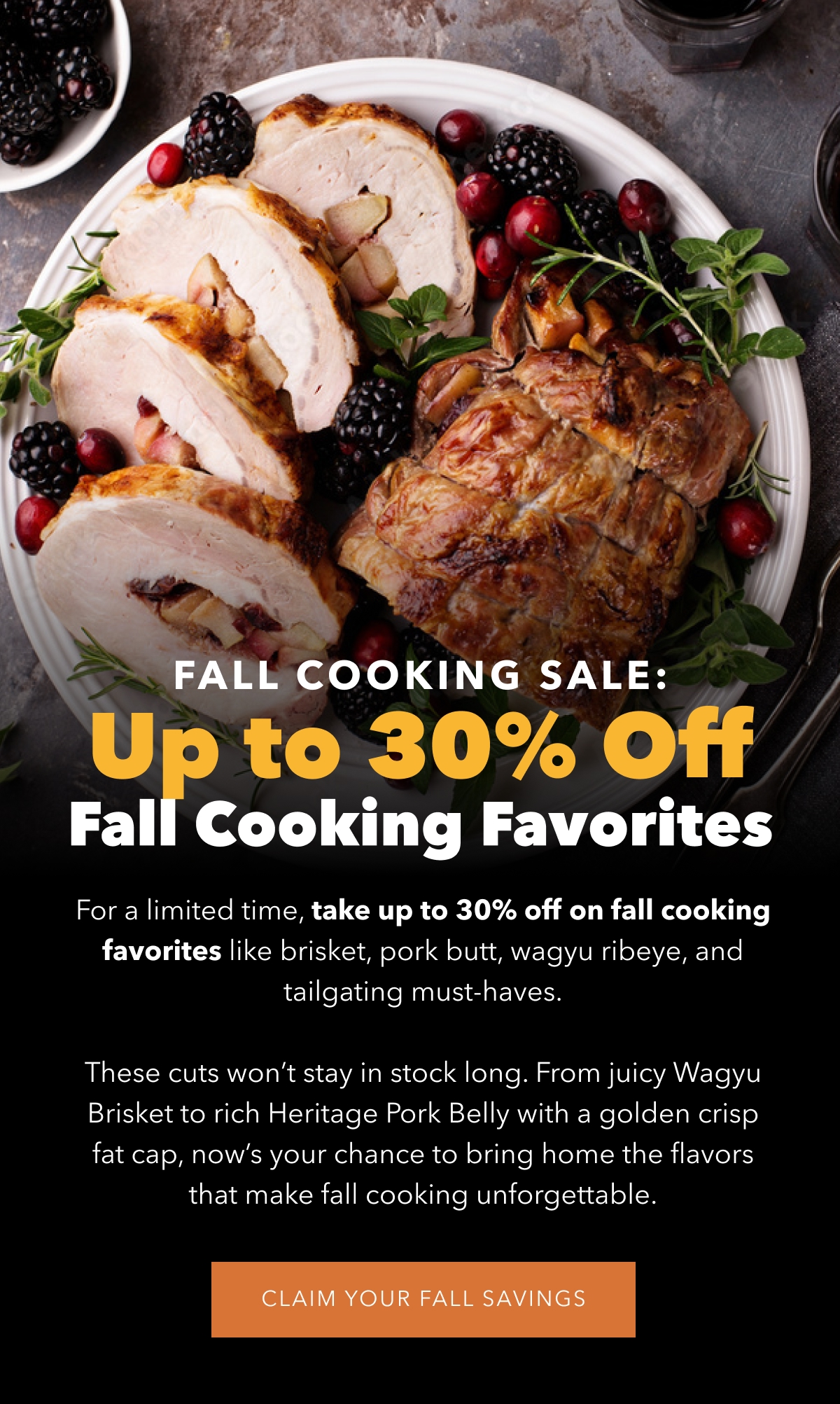 Fall Cooking Sale