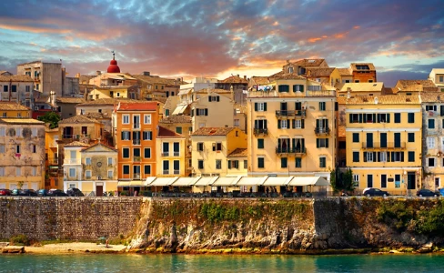 Old Town Waterfront Corfu