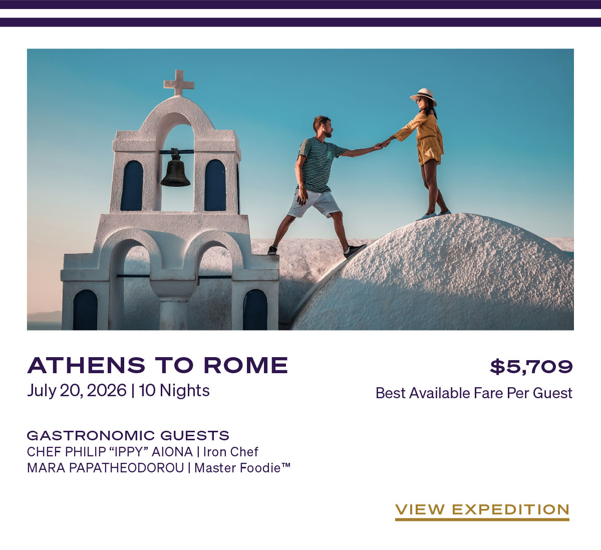 ATHENS TO ROME July 20, 2026 | 10 Nights