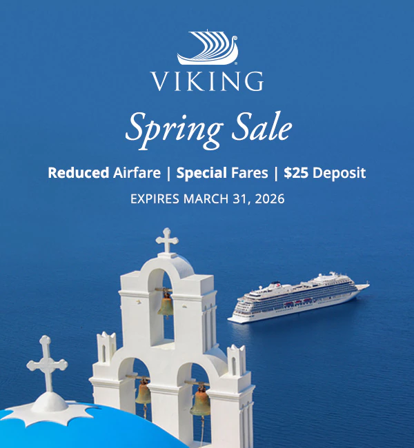 Spring Sale: UP TO FREE Airfare. REDUCED AIRFARE. $25 DEPOSIT. Expires March 31, 2026