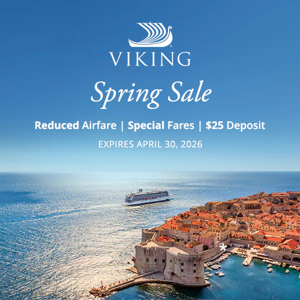 Spring Sale: UP TO FREE Airfare. REDUCED AIRFARE. $25 DEPOSIT. Expires April 30, 2026