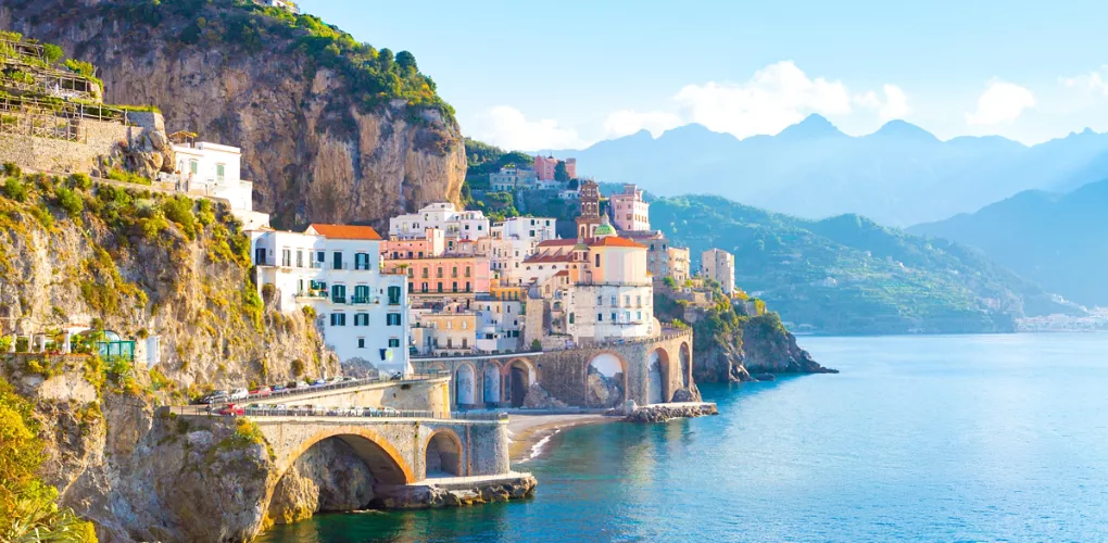 Coastline Mediterranean Town Amalfi
