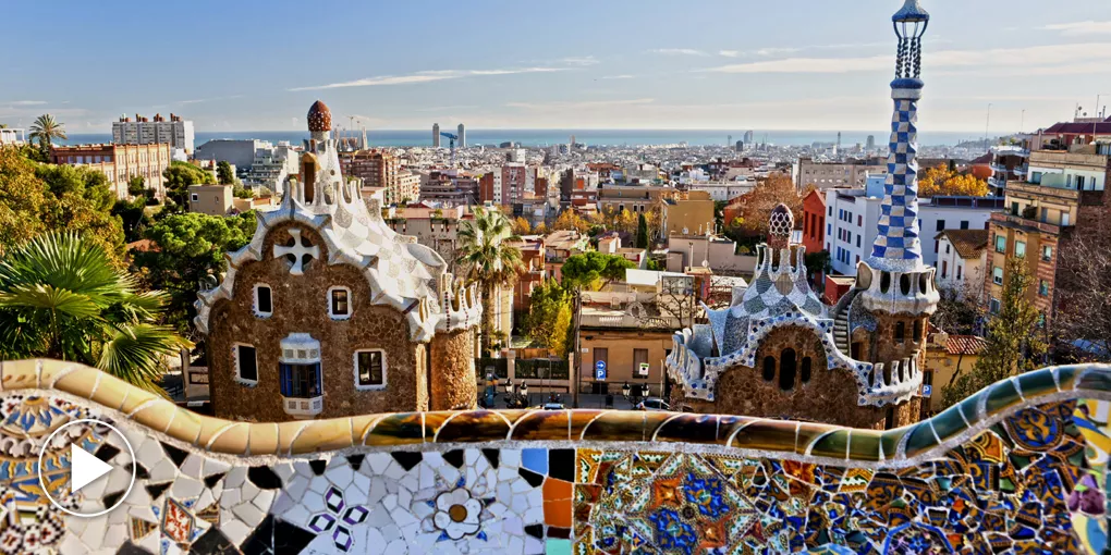 Antoni Gaudi Park Roof Guell Barcelona