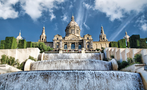 Fountain National Art Museum Barcelona