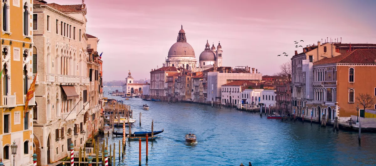 Gondolas Grand Canal Venice