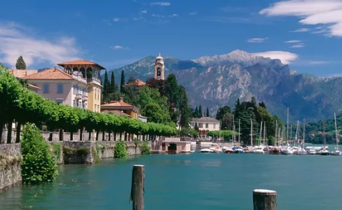 Lake Como Wood Pilings Tremezzo