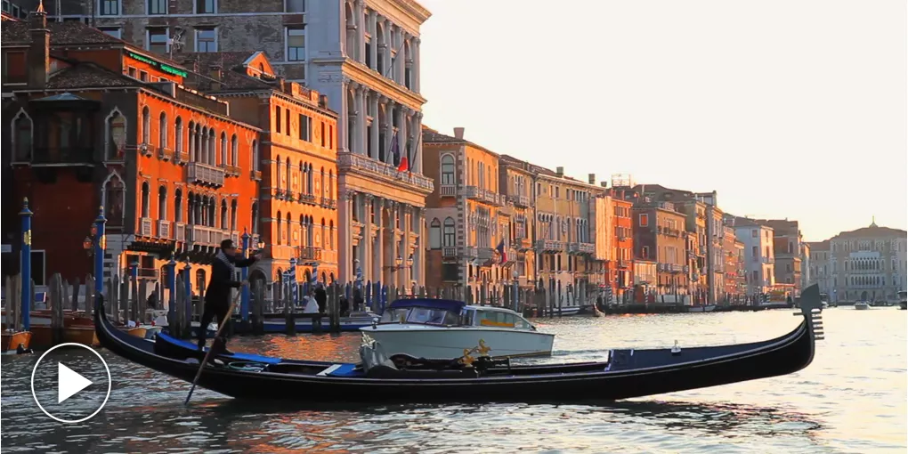 Gondola Canal Venice Italy