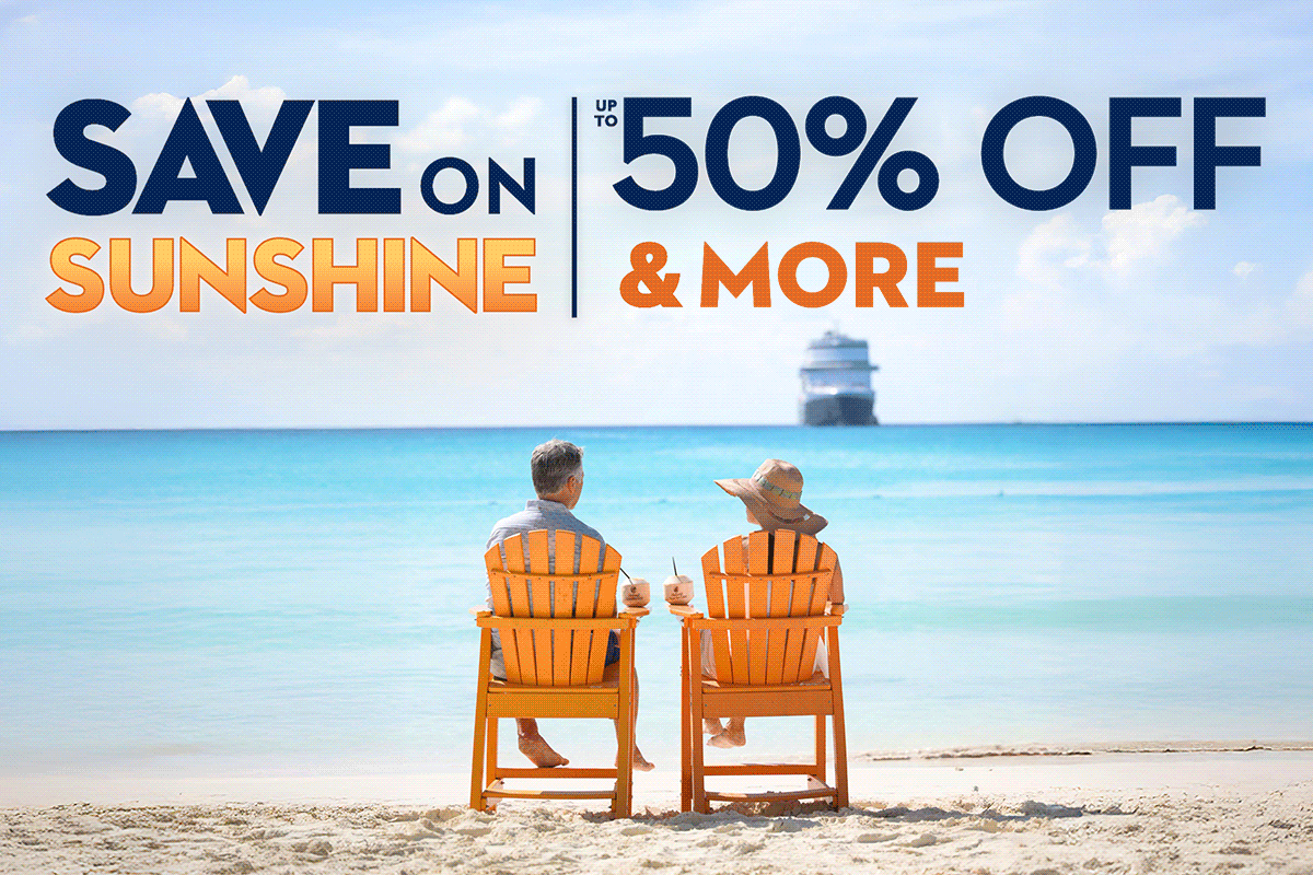 Save 50% on Caribbean cruises