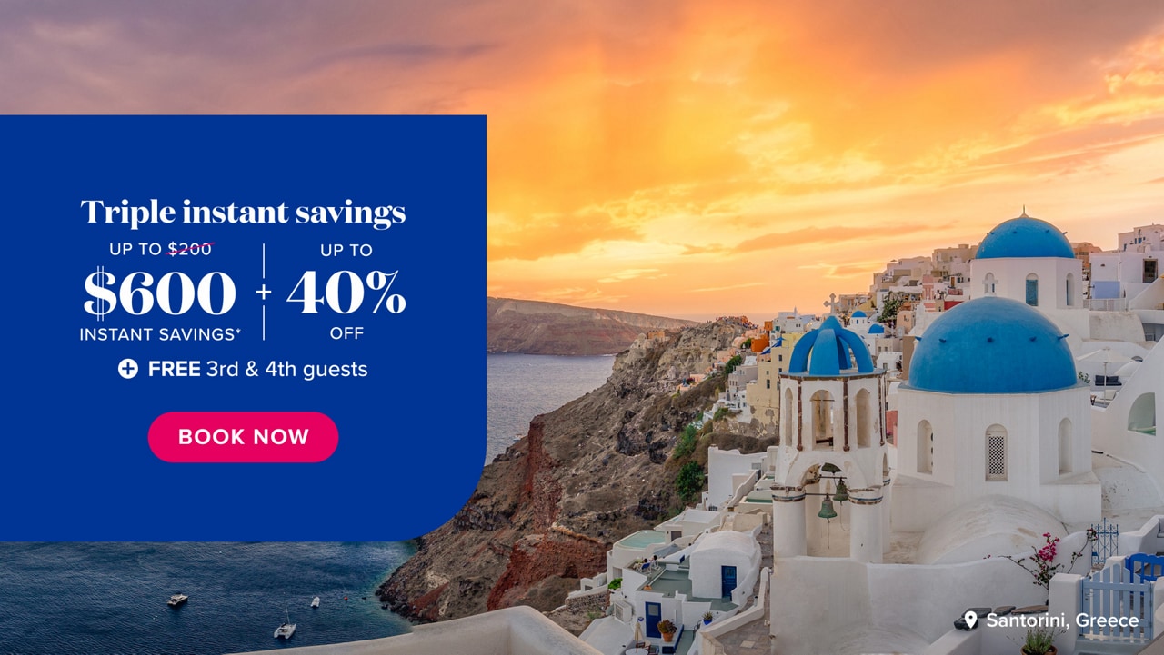 Triple instant savings. Up to $600 instant savings plus up to 40% off plus free 3rd & 4th guests. Book Now.