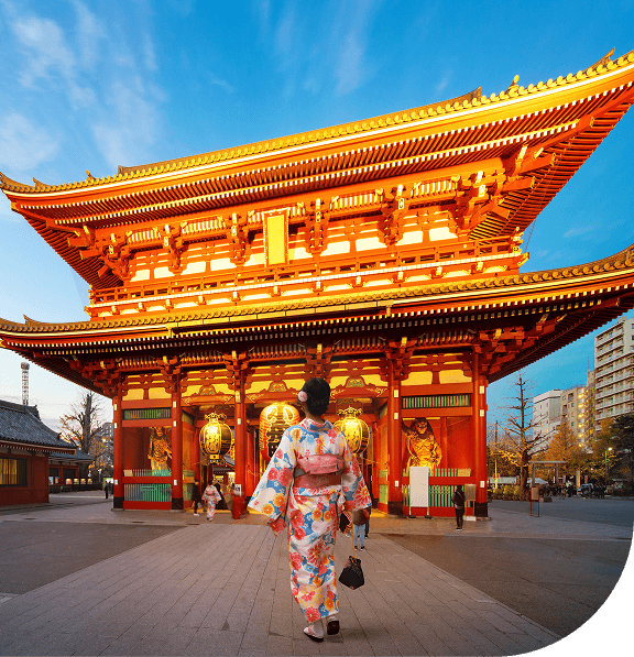 Japanese temple.