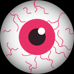 Bloodshot eyeball