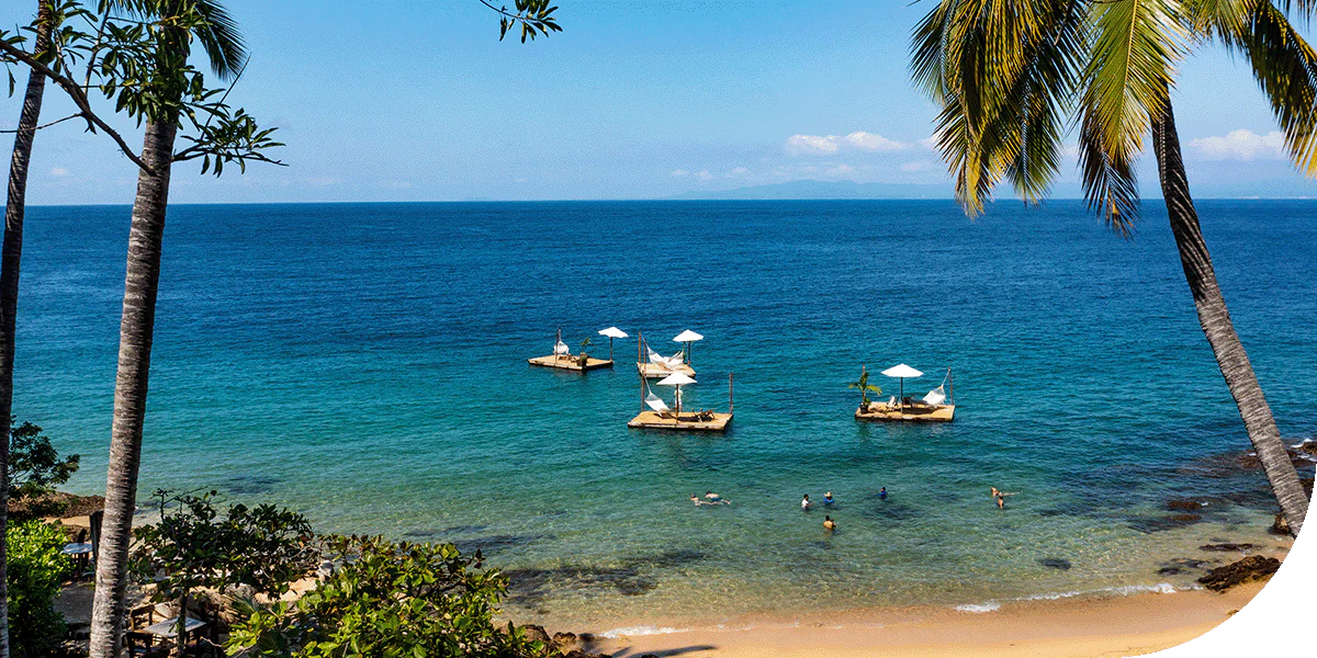 An ocean view of Puerto Vallarta, Mexico.