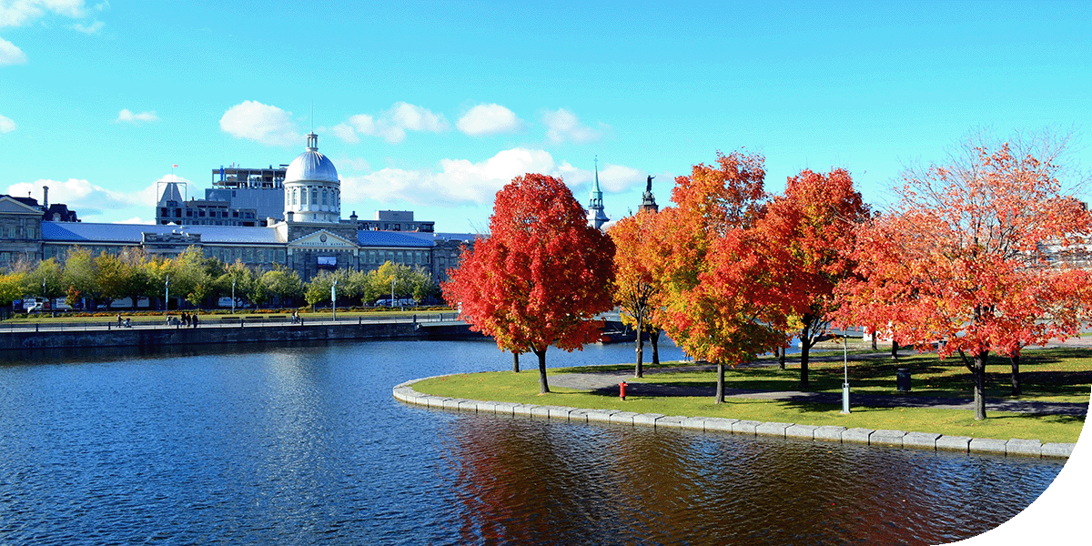 Autumnal scenes in Québec, Canada.