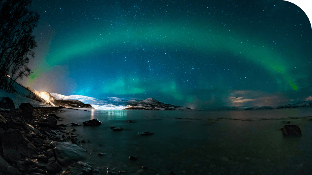 Aurora borealis in Alta, Norway