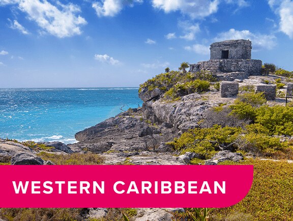 Western Caribbean. Ruins of Tulum.