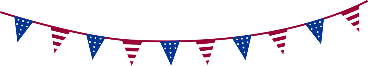flag garland.