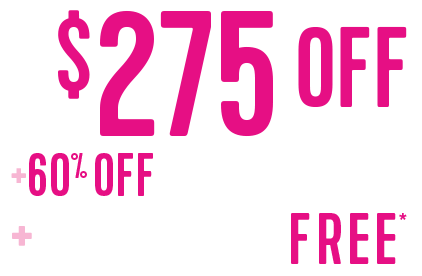 UP TO $275 ONBOARD CREDIT + 60% OFF + KSF