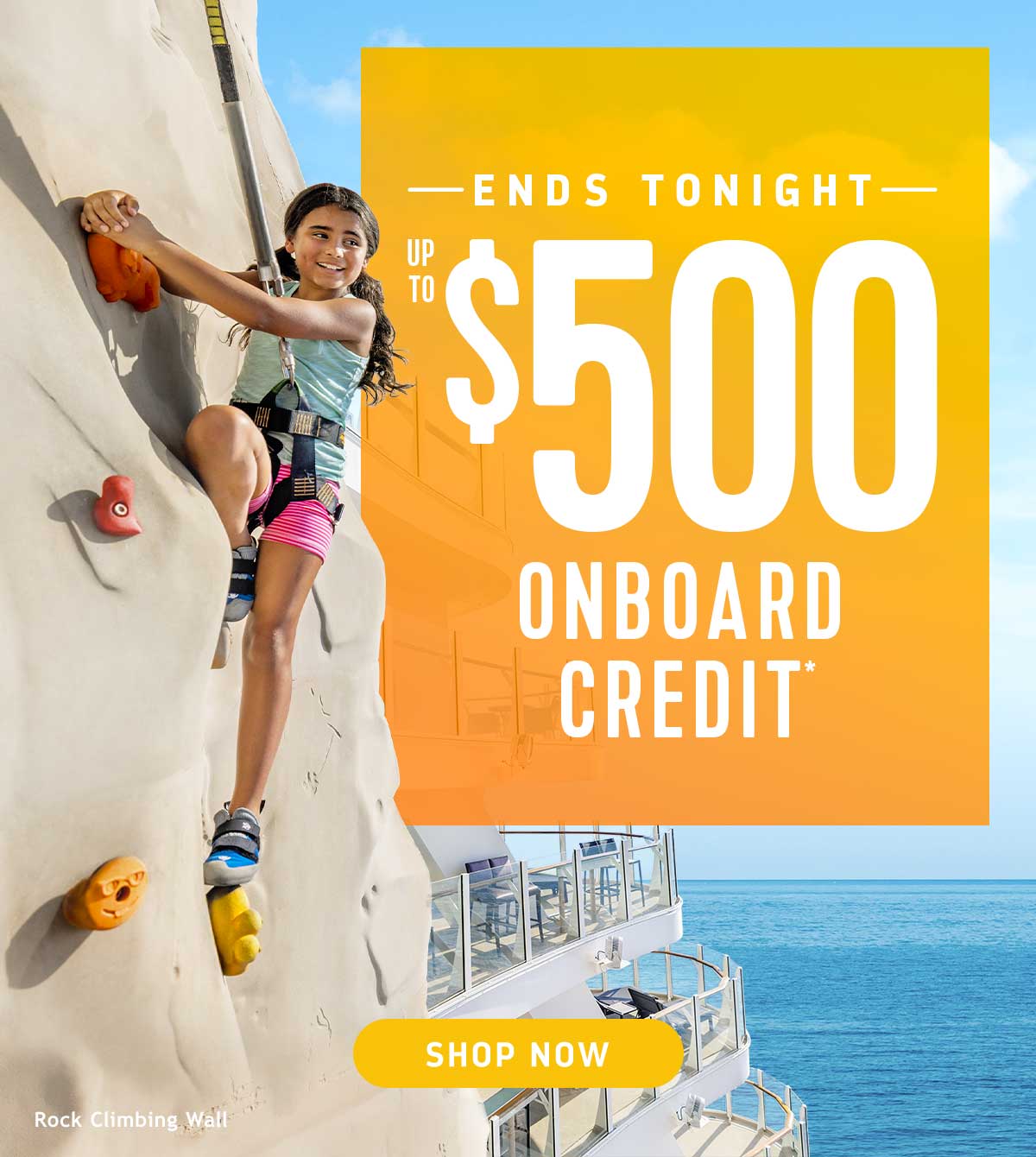 UP TO $500 ONBOARD CREDIT