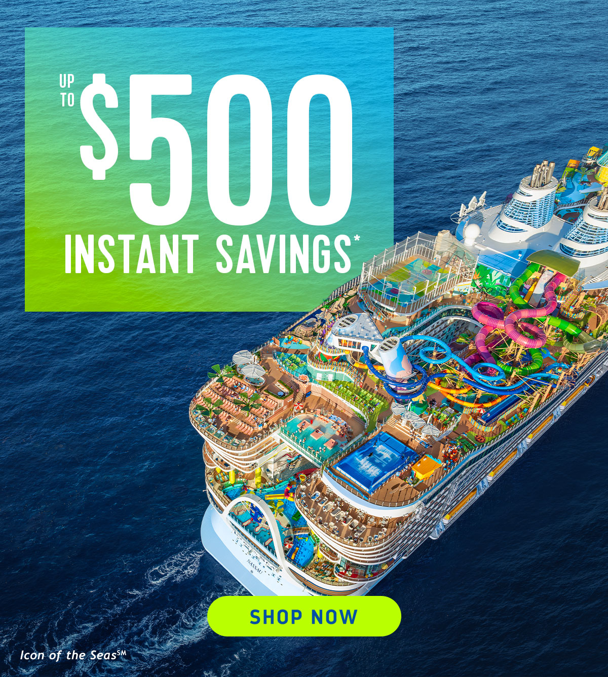 UP TO $500 OFF