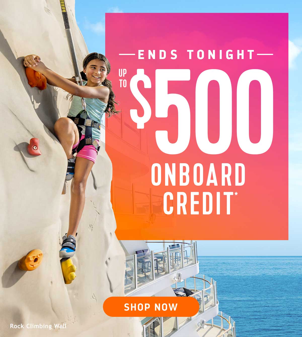 UP TO $500 ONBOARD CREDIT