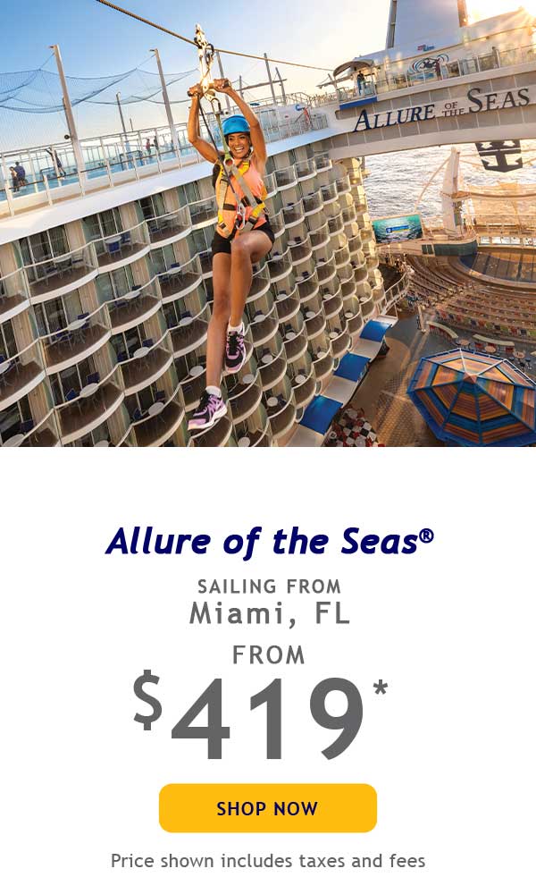 ALLURE OF THE SEAS