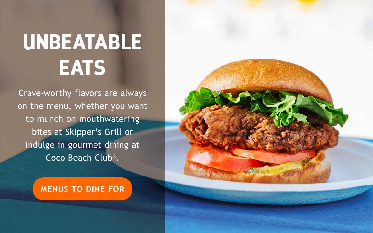 MENUS TO DINE FOR