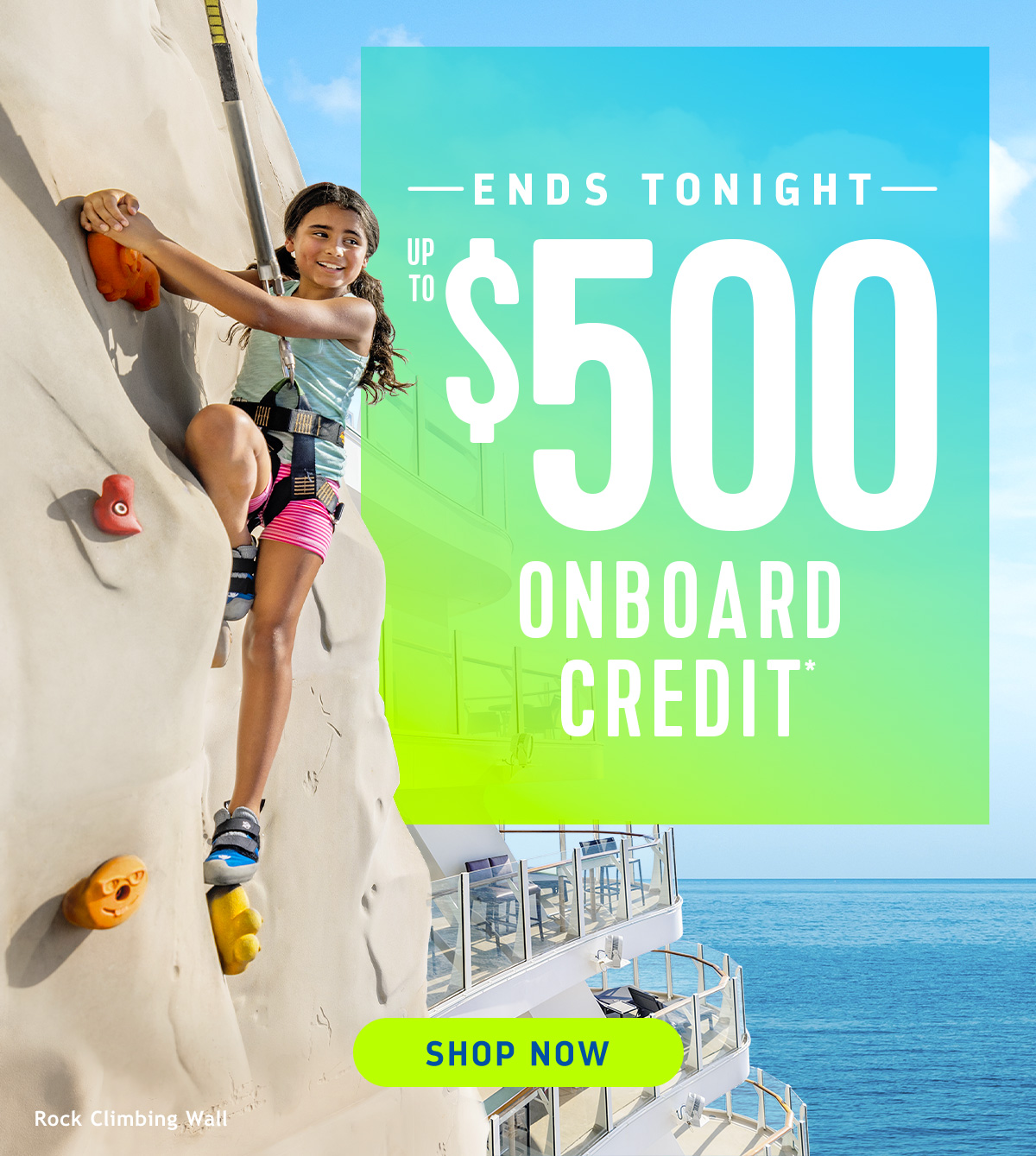 UP TO $500 ONBOARD CREDIT