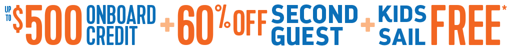 UP TO $500 ONBOARD CREDIT + 60% OFF + KSF