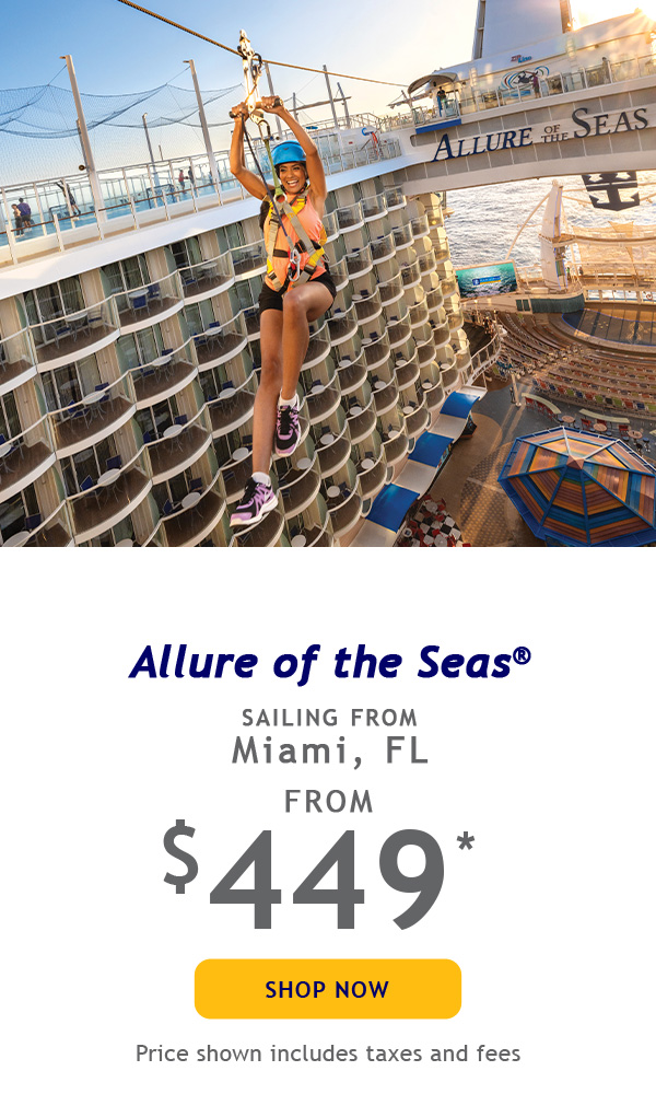 ALLURE OF THE SEAS