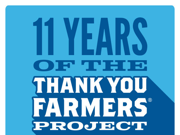 11 YEARS OF THE THANK YOU FARMERS PROJECT